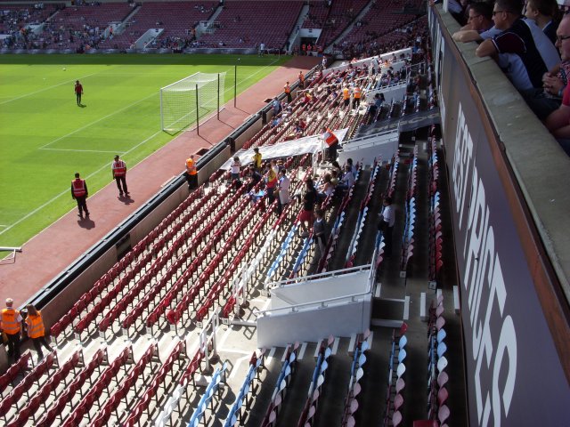 Lower Tier of the Sir Trevor Brooking Stand